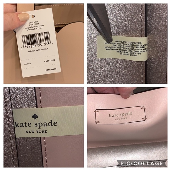 Kate Spade Mini Mina Pink Leather Satchel NWT 😎 - Picture 16 of 16